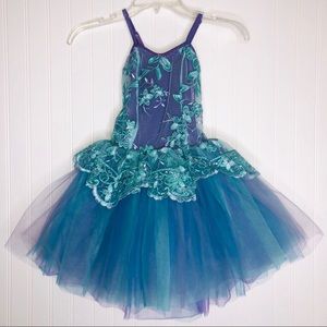 CURTAIN CALL COSTUME leotard embroidered tutu Item# 0019